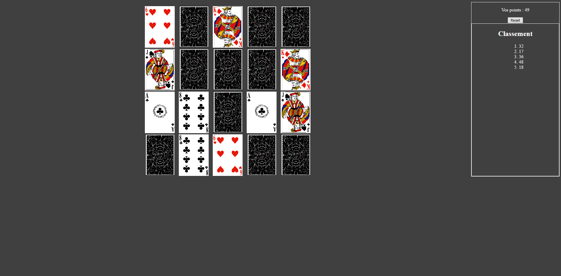 one page space